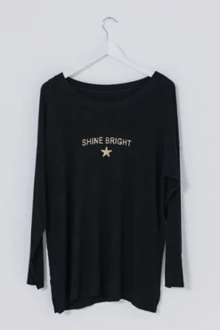 A Postcard From Brighton Tara Shine Bright Top Black