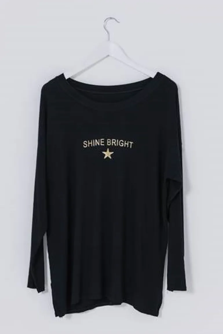 A Postcard From Brighton Tara Shine Bright Top Black