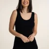 A Postcard from Brighton Sammy Trim Vest Black