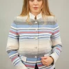 BARILOCHE BAGALA STRIPE SUMMER JACKET RED, BLUE & WHITE
