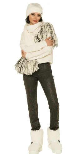 Beate Heymann Fluffy Scarf Cream