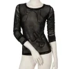 Beate Heymann Mesh Top Evergreen