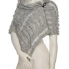Beate Heymann Stole Structured Grey