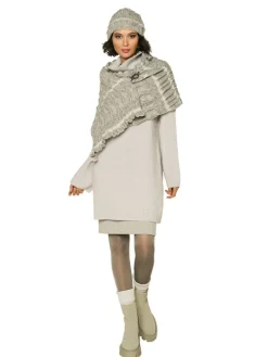 Beate Heymann Stole Structured Grey