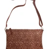 CROSS BODY TAN COWHIDE BAG