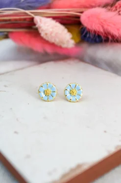 DAISY ENAMEL STUDS