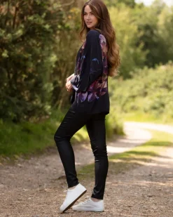 Deep As Dahlias Short Kimono