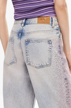 Desigual Cara Denim Jeans with Diamanté