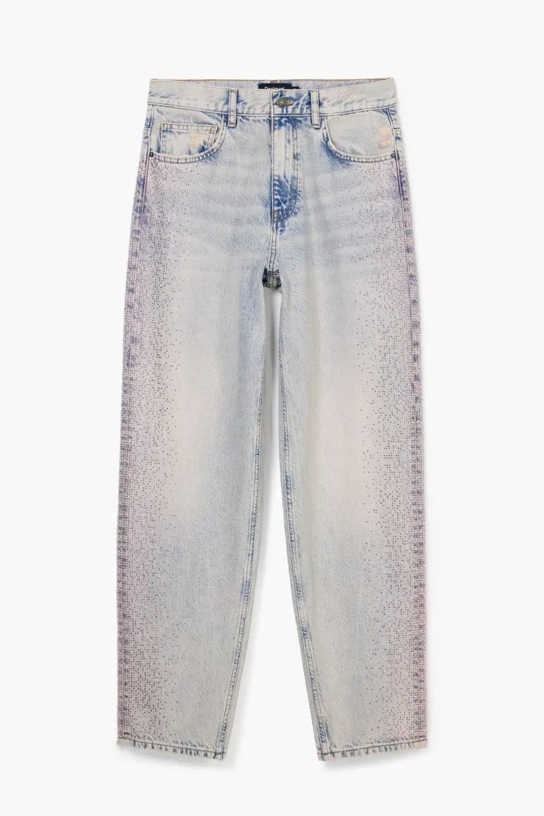 Desigual Cara Denim Jeans with Diamanté