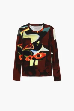 Desigual Dreamy Tee Chocolate Brown