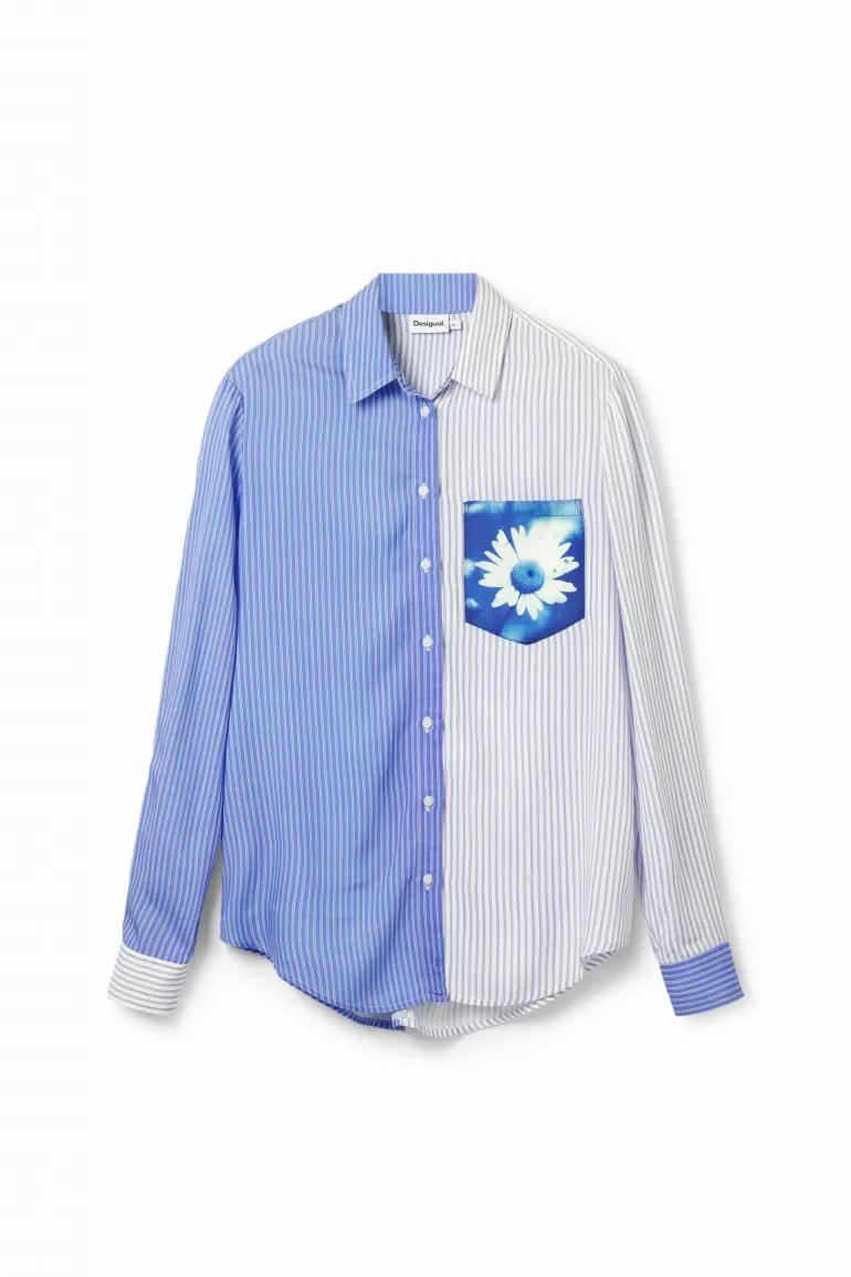 Desigual Floral Pocket Shirt
