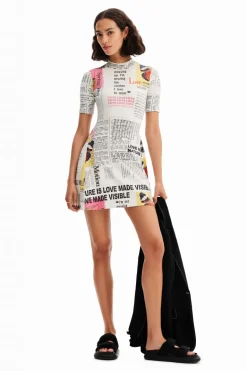 Desigual Newspaper Dress