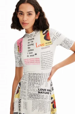 Desigual Newspaper Dress