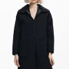 Desigual Padded Odense Long Jacket Black