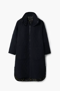 Desigual Padded Odense Long Jacket Black