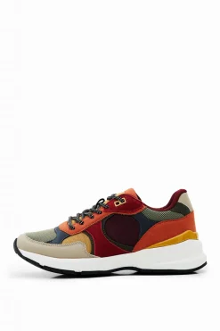 Desigual Patchwork Trainers Tutti Frutti