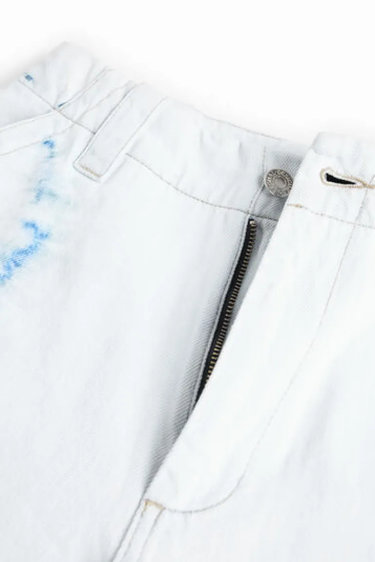 Desigual Senda Denim Cargo Trousers