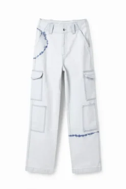 Desigual Senda Denim Cargo Trousers