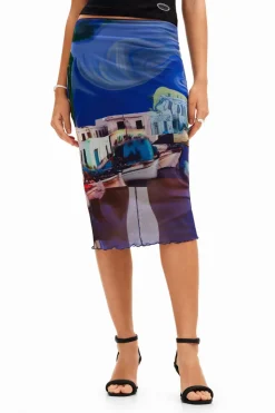 DESIGUAL SKY TUBE SKIRT