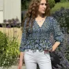 Desigual Zoe Floral Blouse Navy