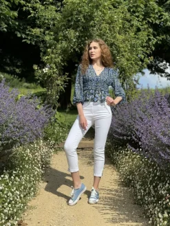 Desigual Zoe Floral Blouse Navy