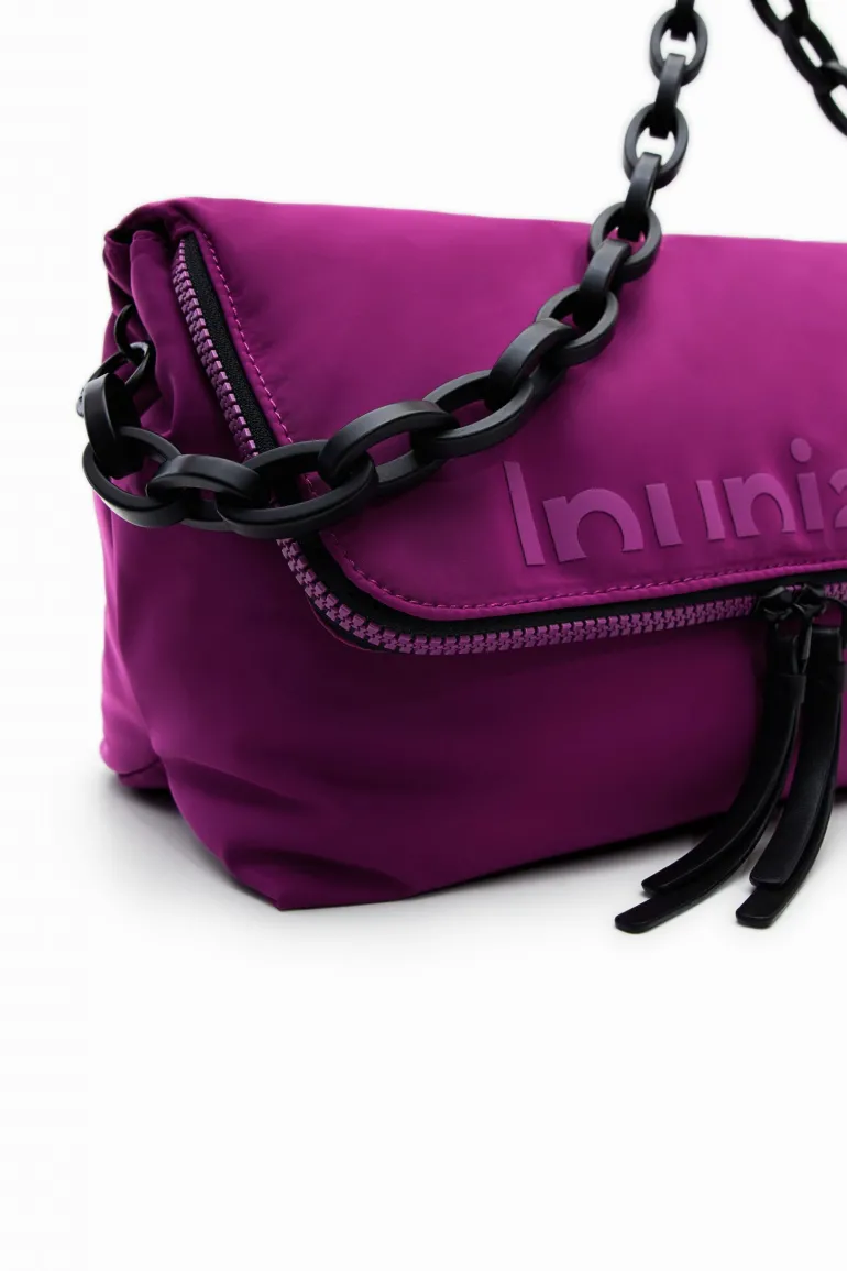 Disigual Large Plain Bag Purple