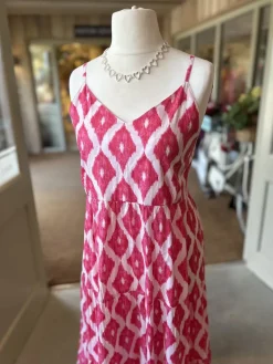 Dream Vanilla Strap Dress Pink