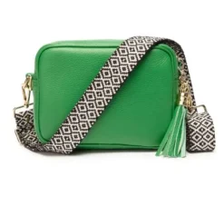 Elie Beaumont Crossbody Handbag Emerald