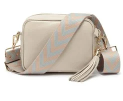 Elie Beaumont Crossbody Strap Sky Blue