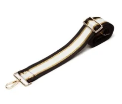 Elie Beaumont Crossbody Strap Black/Gold/White