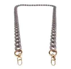 Elie Beaumont Crossbody Strap Grey Acetate