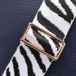 Elie Beaumont Crossbody Strap Zebra