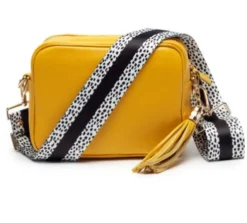 Elie Beaumont Crossbody Strap Dalmatian