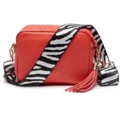 Elie Beaumont Crossbody Strap Zebra