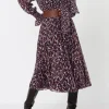 Elif Köse A-Line Skirt Purple