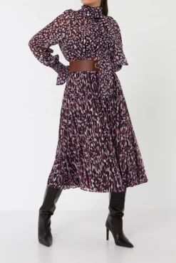 Elif Köse A-Line Skirt Purple