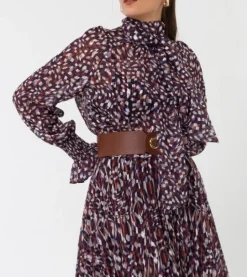 Elif Köse Long Sleeve Blouse Purple