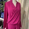 Elif Köse Loose Blouse Fuchsia Pink