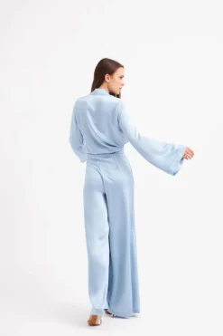 Elif Köse Palazzos Electric Blue