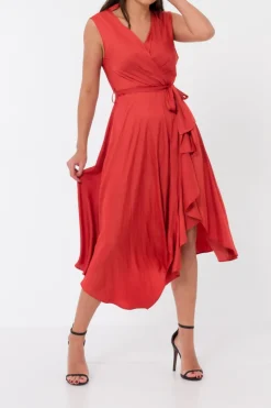 Elif Köse Sleeveless Wrap Dress - available in 2 colours