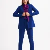 Elif Köse Tailored Jacket Cobalt Blue