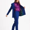 Elif Köse Tailored Trouser Cobalt Blue