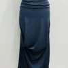 Elsewhere Drape Skirt Ombre Blue