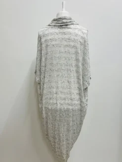 Elsewhere Drape Tunic Textured White