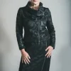ELSEWHERE HANTAS LAKE ZIP STRAIGHT SKIRT BLACK