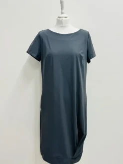 Elsewhere Tech Shift Dress Ombre Blue
