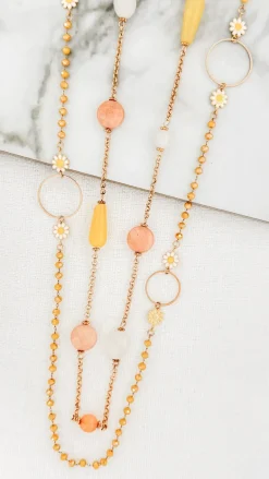 Envy Long Necklace Yellow