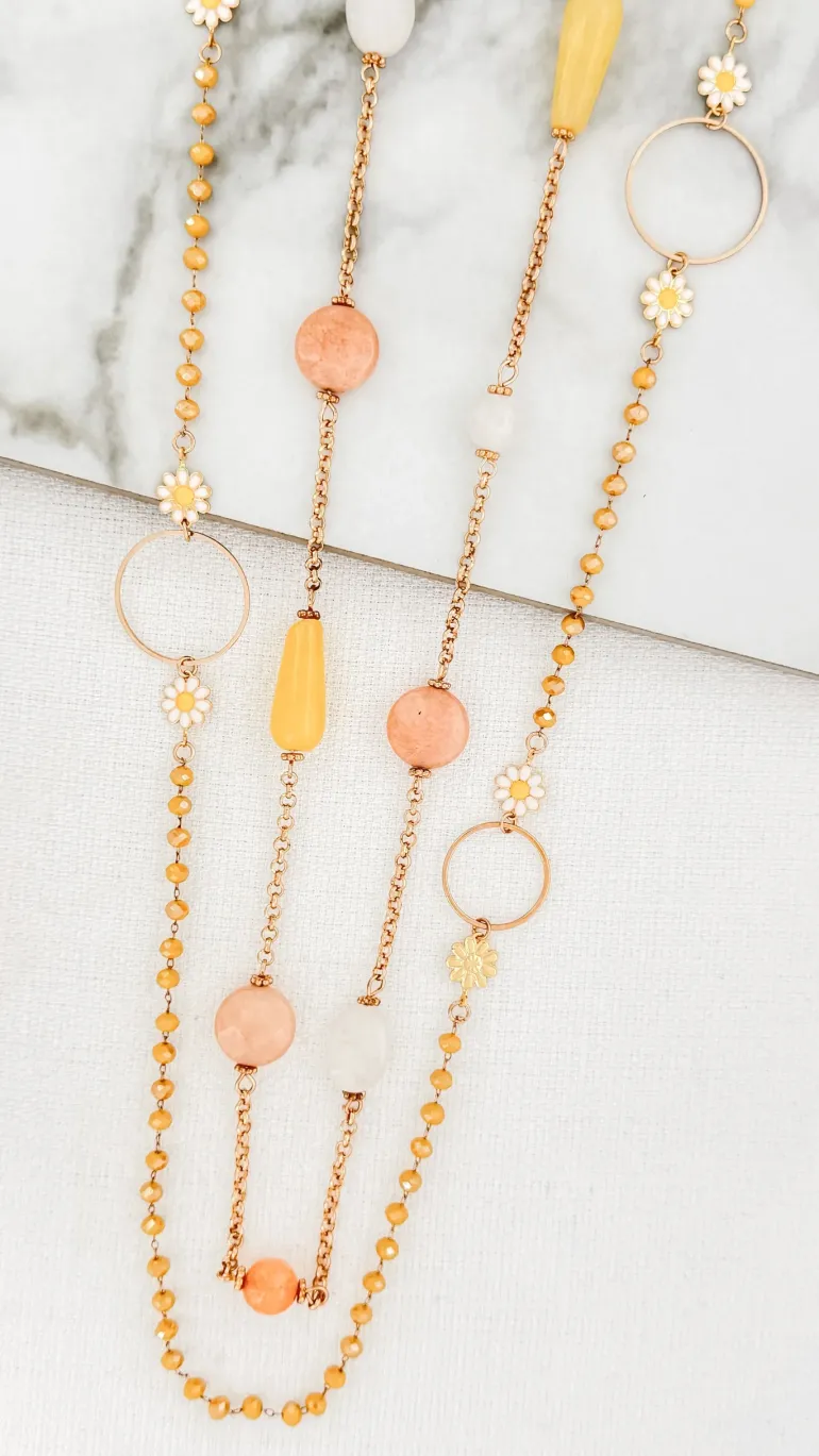 Envy Long Necklace Yellow