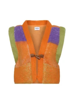 Frnch Paulina Gilet Multicolour
