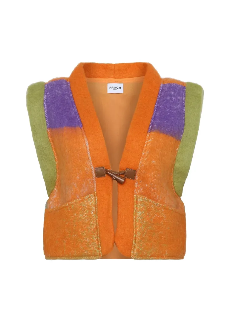 Frnch Paulina Gilet Multicolour